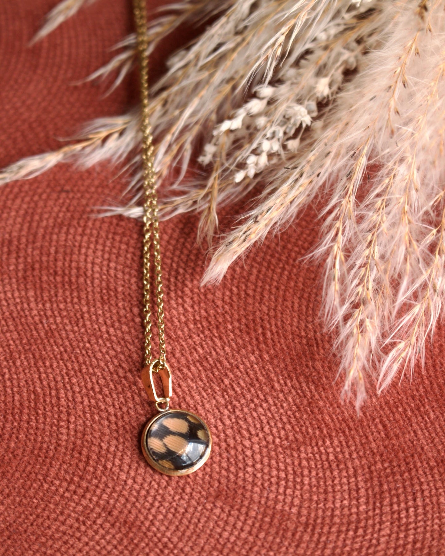 Nouveau Collier Secret Faisan doré