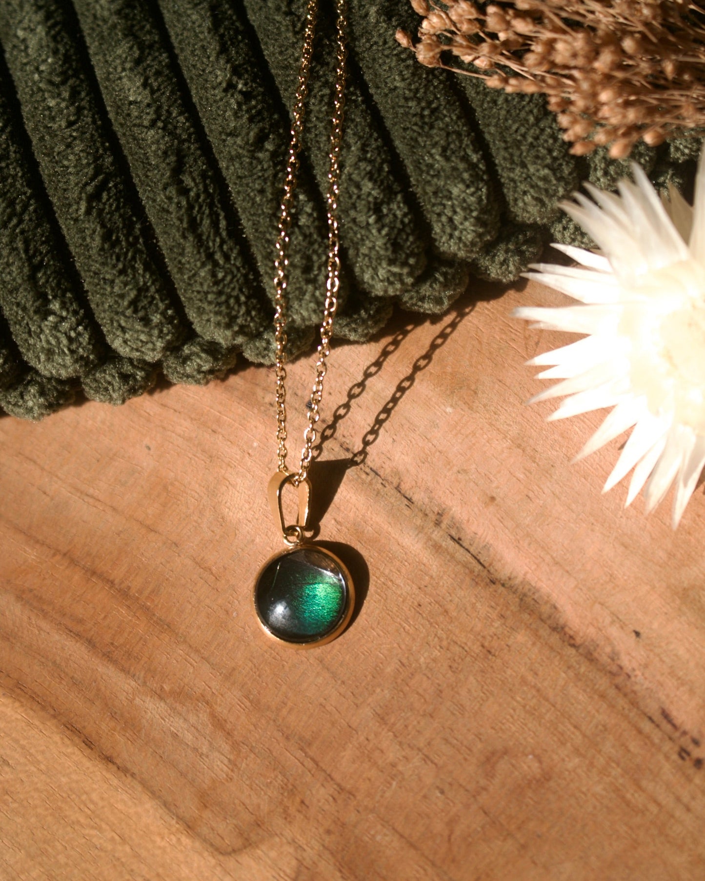 Collier Duck de Toi Sarcelle