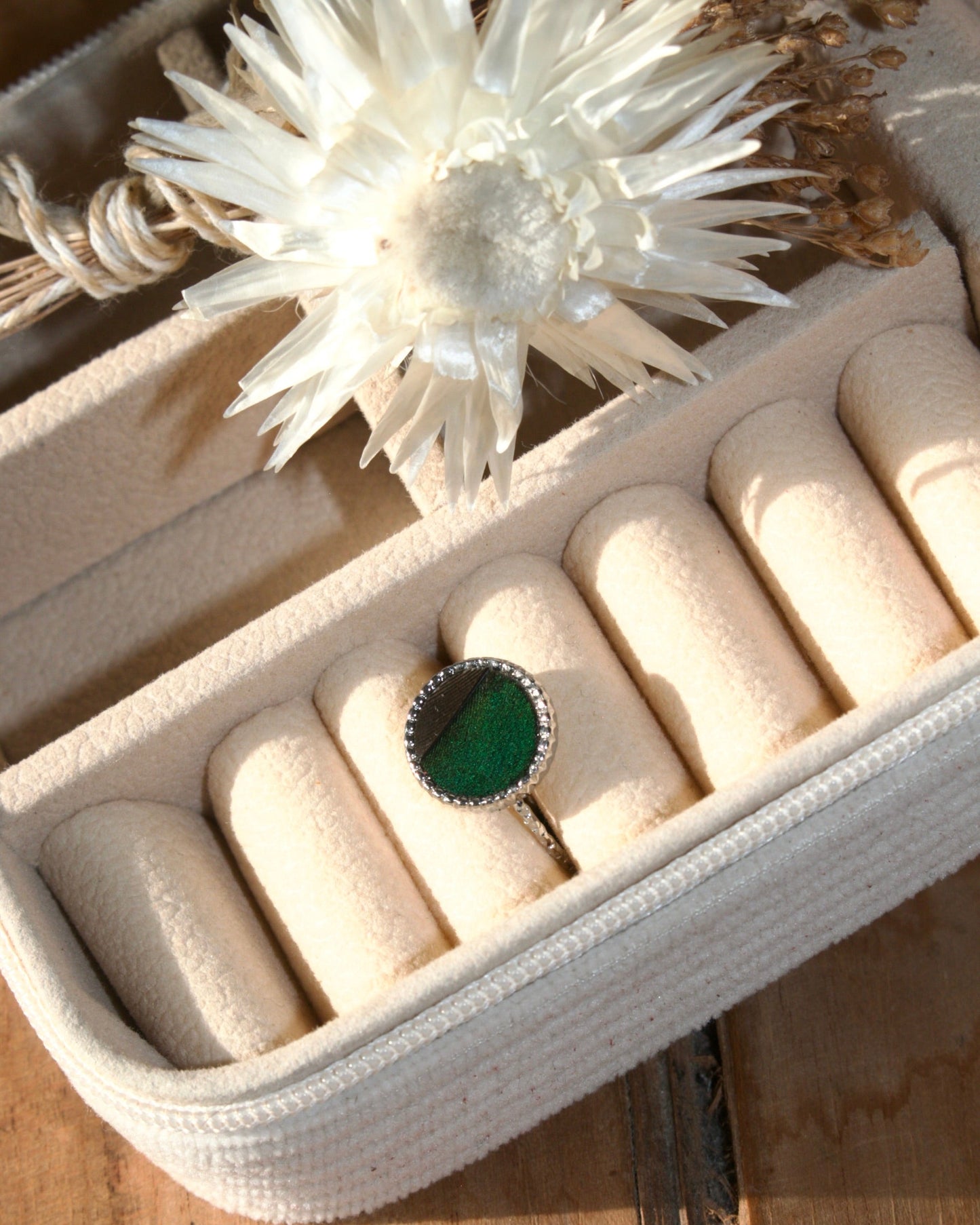 Bague Duck de Toi Sarcelle