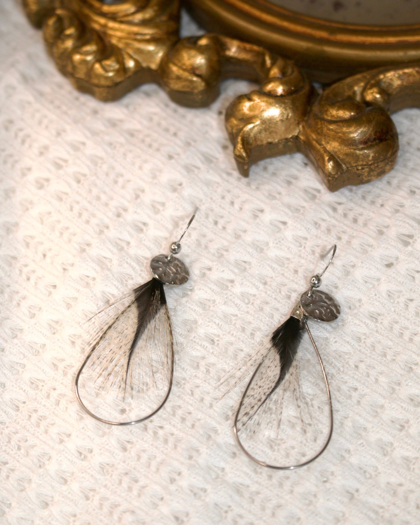 Boucles d'oreilles Goutte Coq de Leon